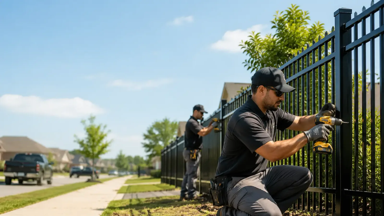 Metal Fence Installation in Irvine, KY